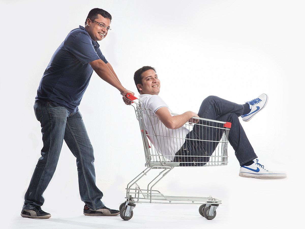 Flipkart co-founders Sachin Bansal and Binny Bansal&nbsp;