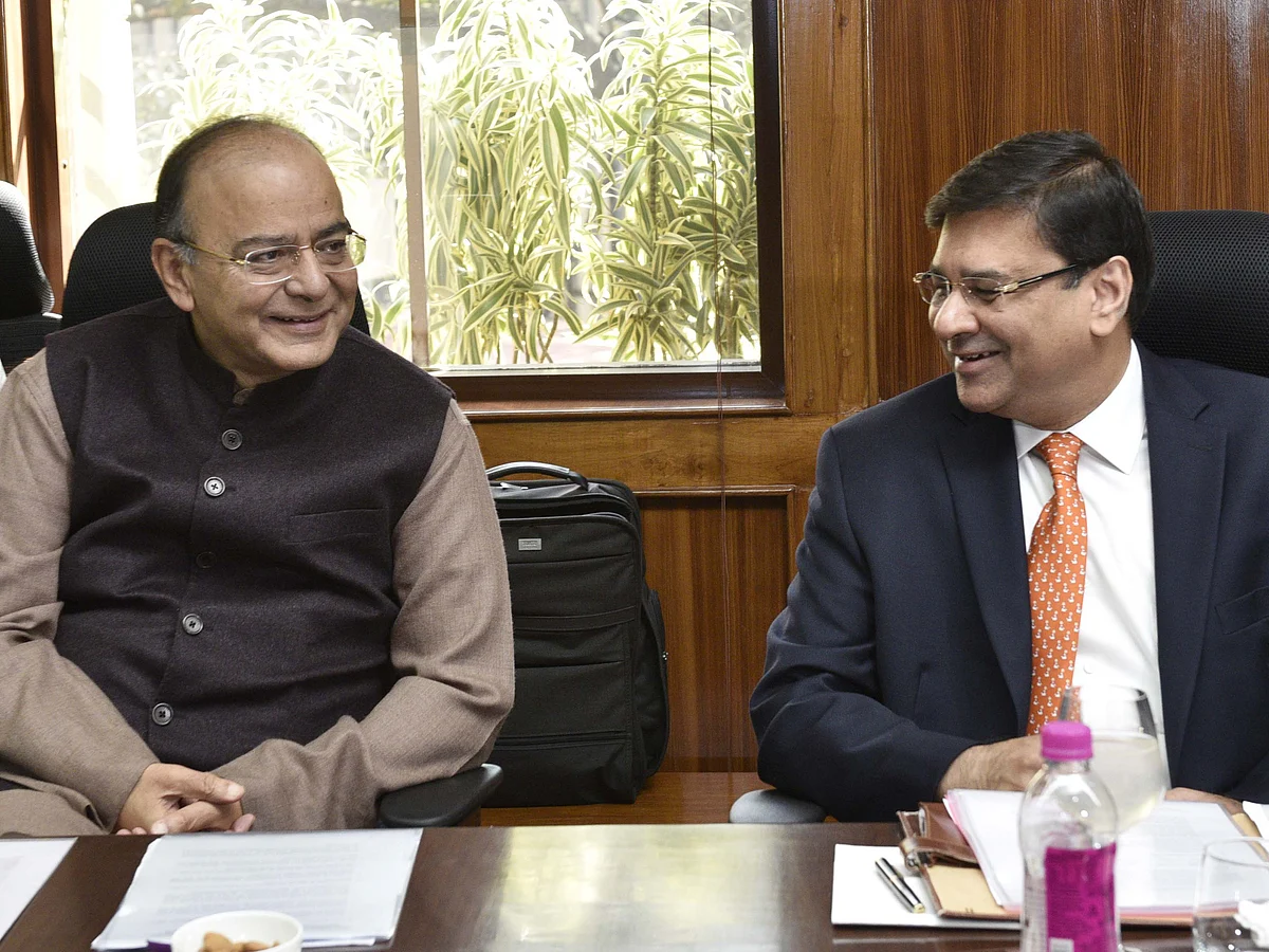 Finance minister Arun Jaitley and RBI governor Urjit Patel.