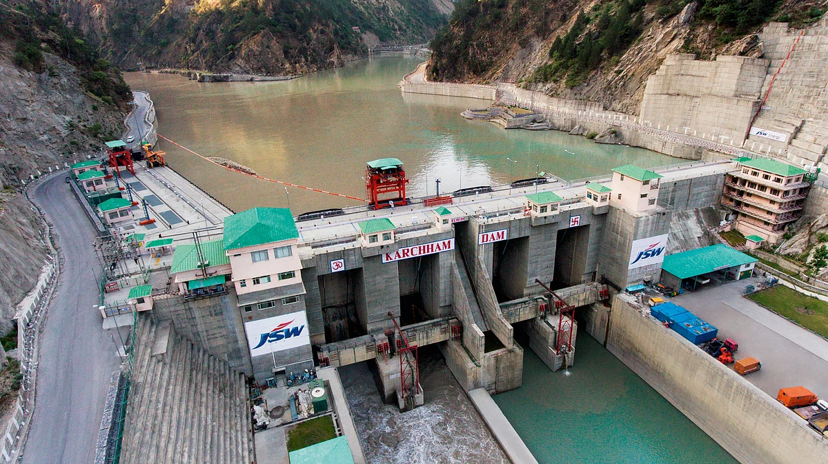 JSW Energy’s 1,080 MW Karcham Wangtoo Hydroelectric project in Kinnaur, Himachal Pradesh.