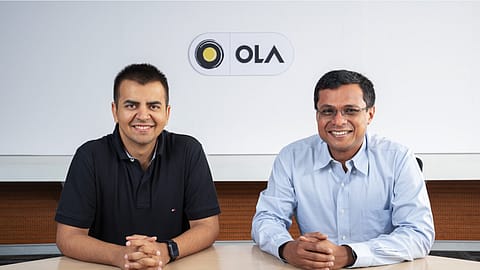 Bhavish Aggarwal, co-founder and CEO, Ola, and Flipkart co-founder Sachin Bansal.