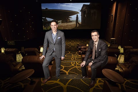 From Right: Ajay Bijli, Chairman of PVR Ltd and Sanjeev Bijli, Joint Managing Director of PVR Ltd.