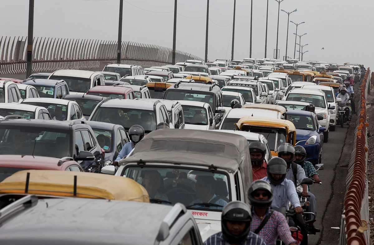 Traffic on road