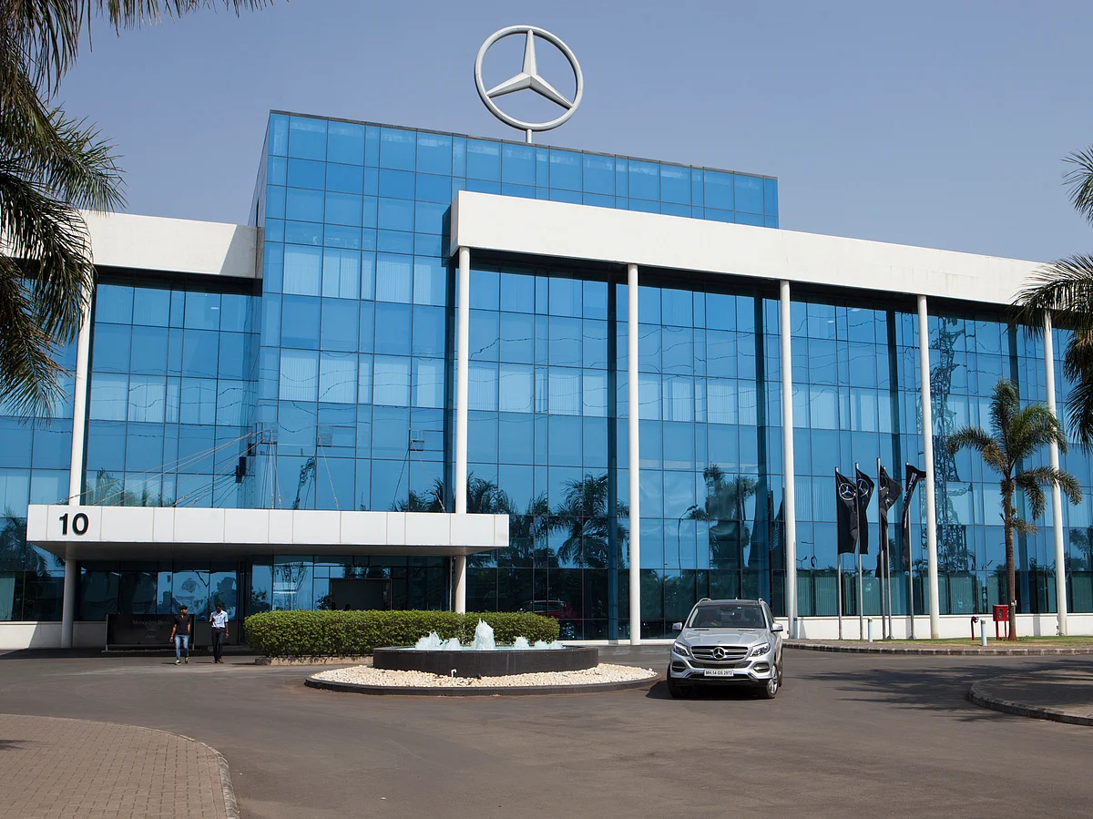 Mercedes-Benz plant at Chakan, on the outskirts of Pune