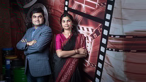 Hiren Gada, CEO, Shemaroo Entertainment Ltd and Kranti Gada, COO, Shemaroo Entertainment Ltd .