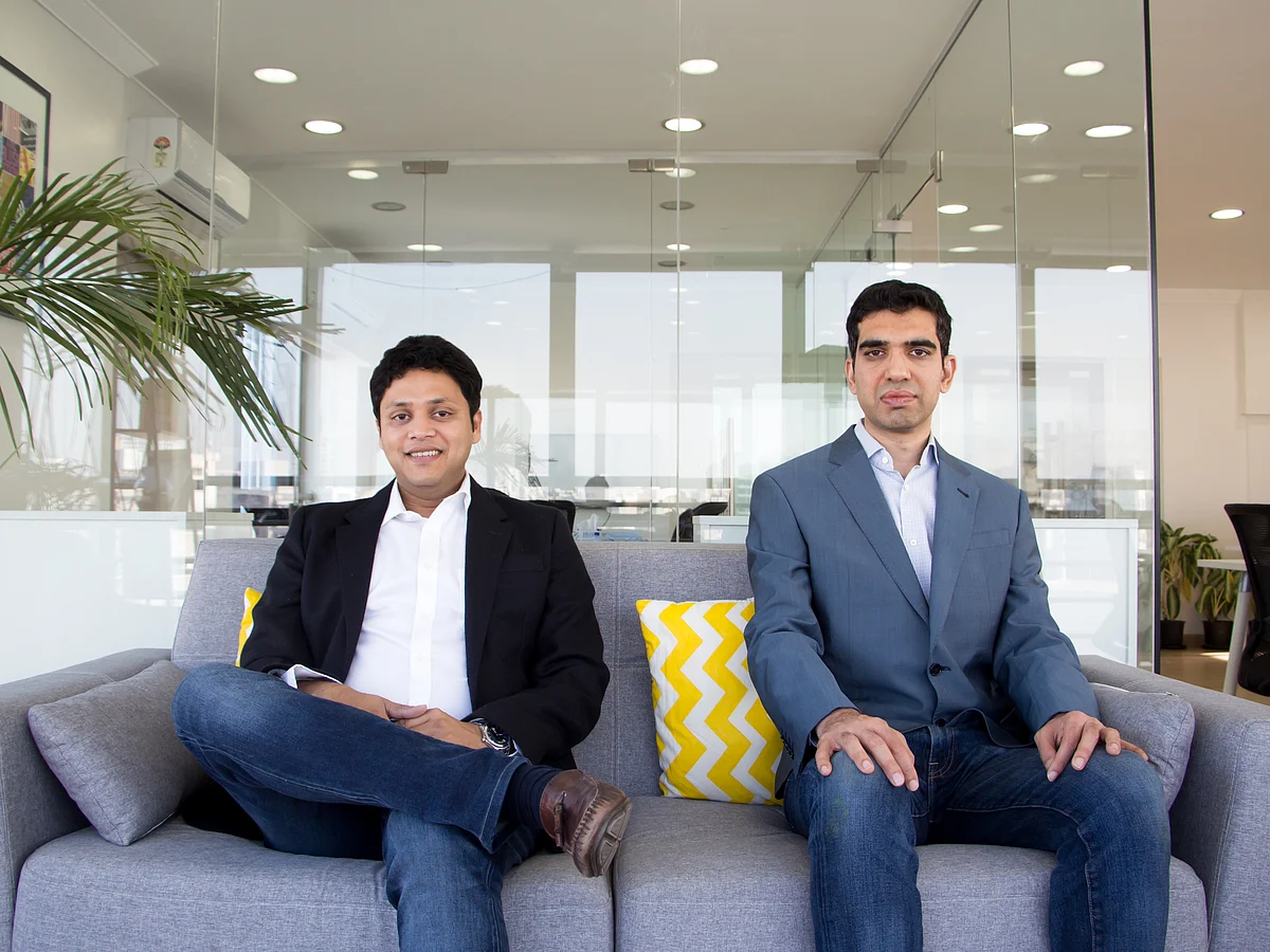 Puskhar Mukewar (left) and Neil Kothari, co-founders, Drip Capital&nbsp;