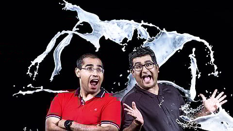 Nitin Kaushal (L) and Chakradhar Gade, co-founders, Country Delight.<em></em>