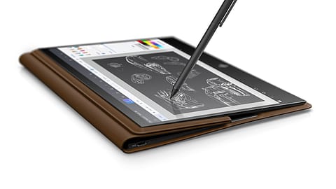 The HP Spectre Folio is an ultrabook convertible clad in leather.