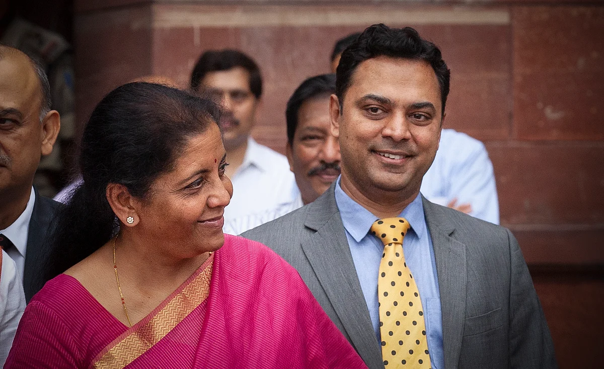 Finance minister Nirmala Sitharaman and chief economic advisor Krishnamurthy Subramanian