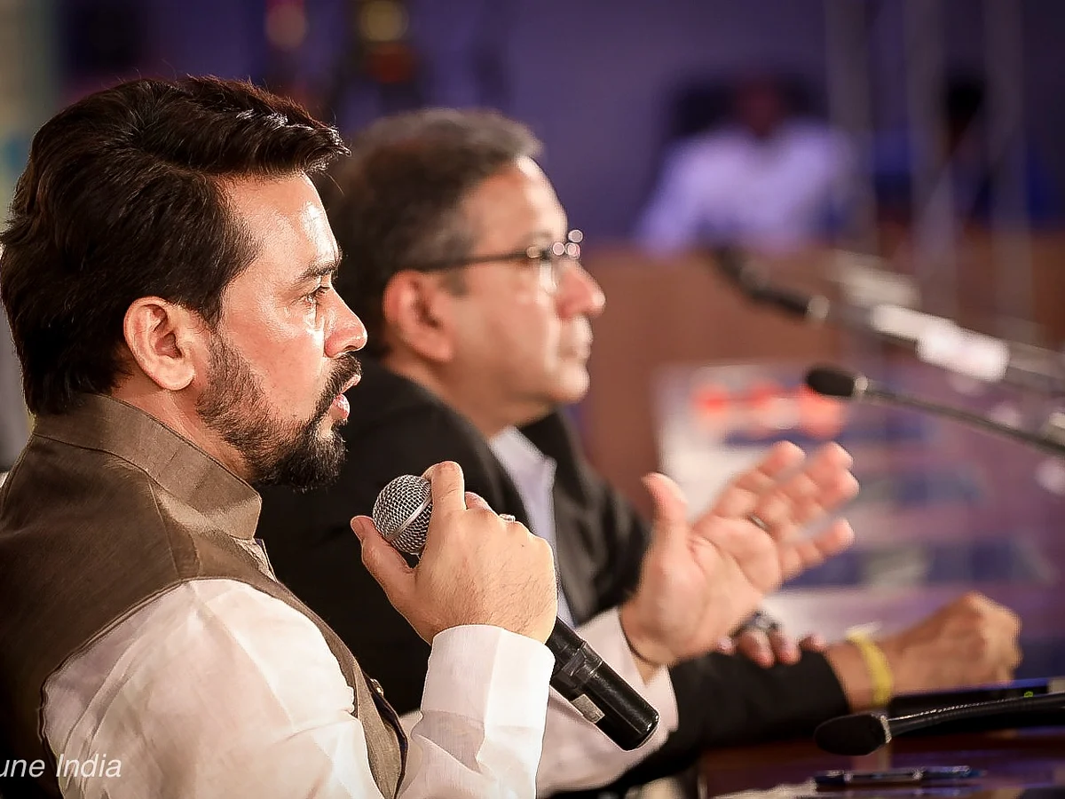 Minister of state for finance and corporate affairs Anurag Singh Thakur.