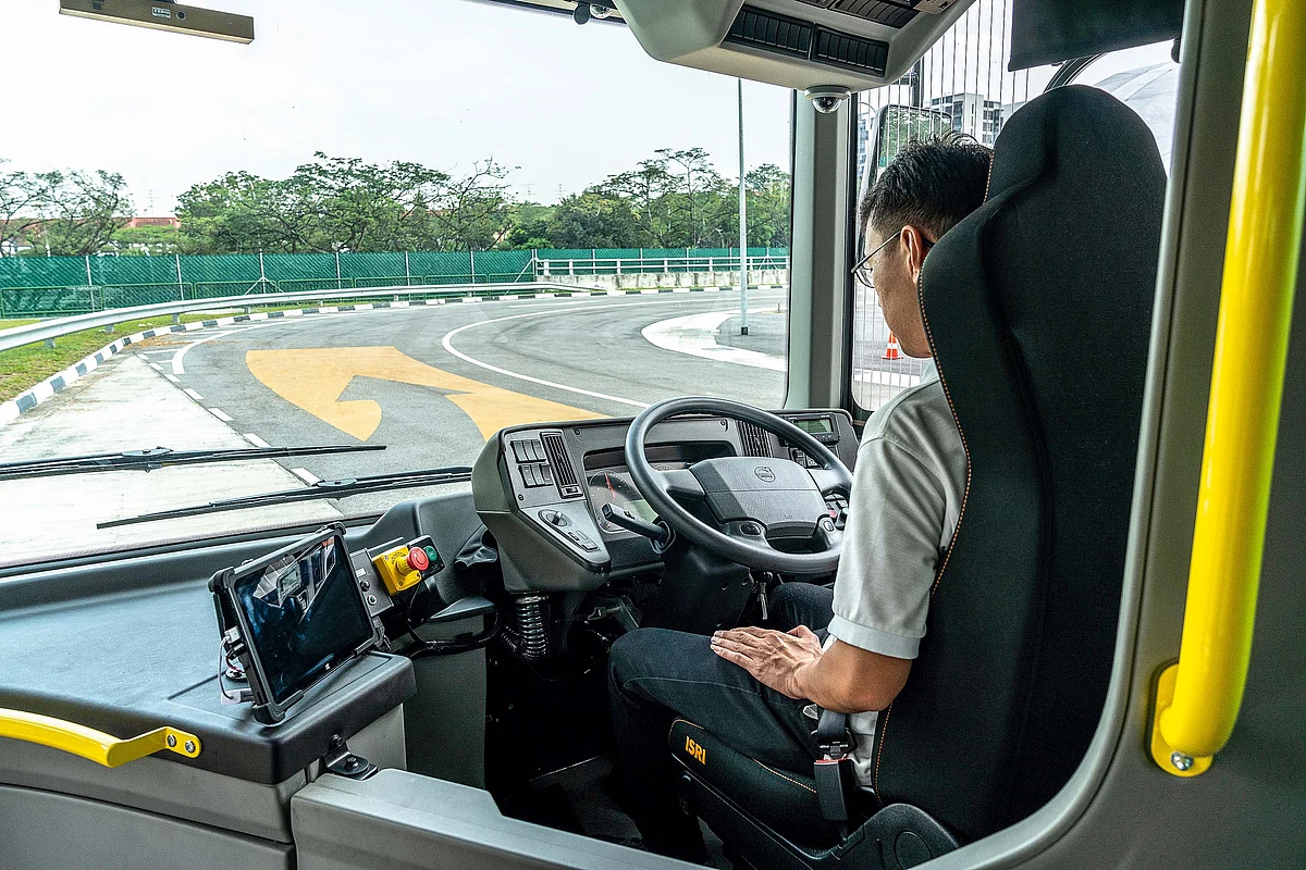 Volvo Electric Autonomous bus 
