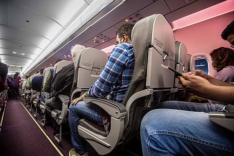 <em>Passengers travelling in economy class</em>