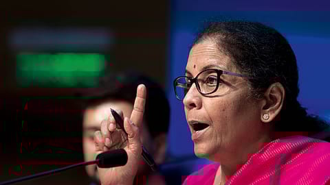 Finance minister Nirmala Sitharaman