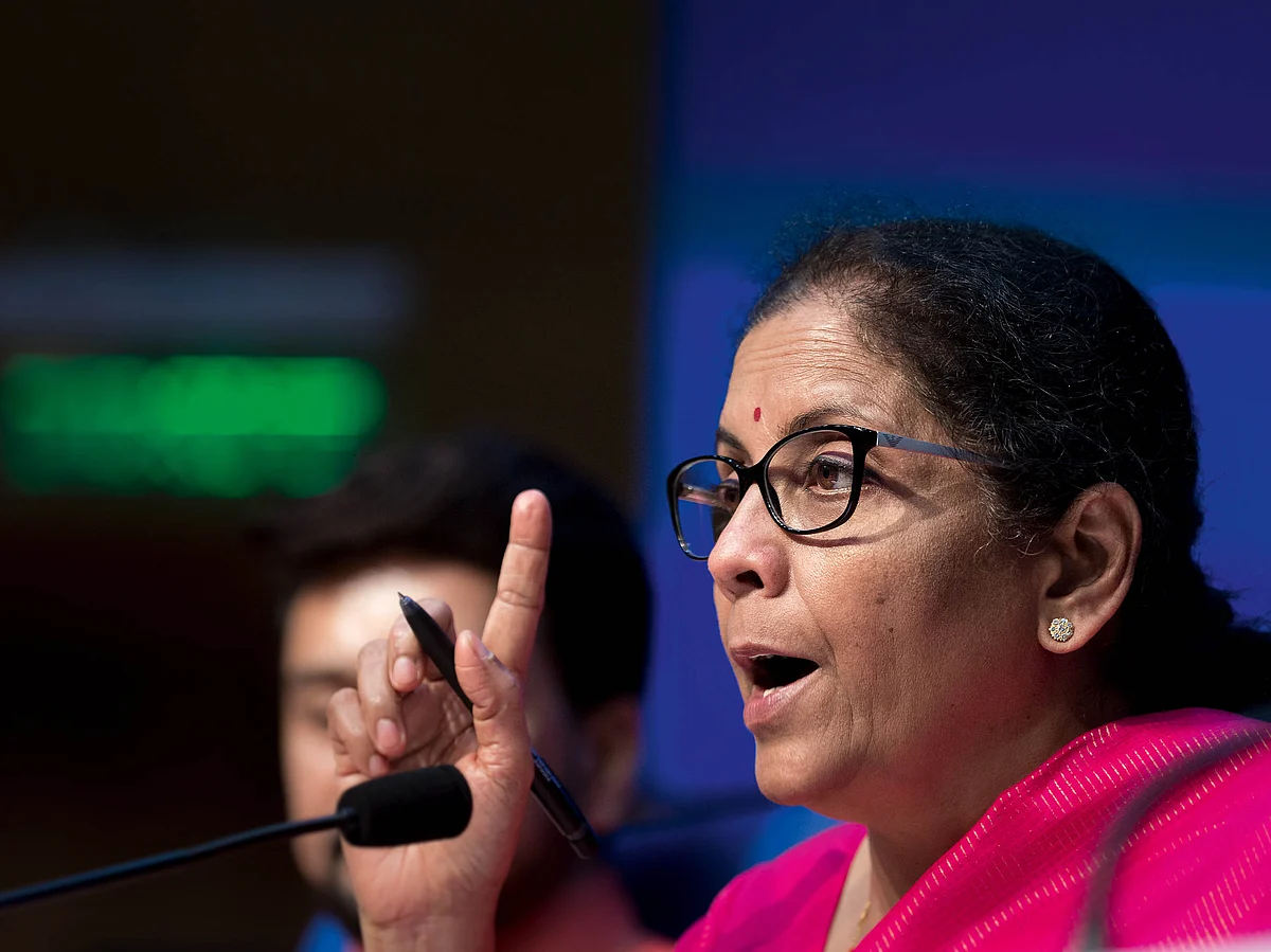 Finance minister Nirmala Sitharaman