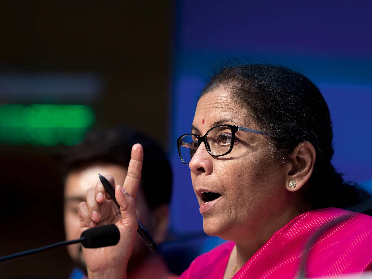 Finance minister Nirmala Sitharaman.