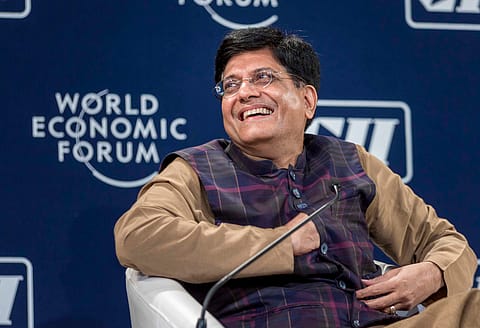 Piyush Goyal, Minister of Commerce &amp; Industry and Minister of Railways of India, at India Economic Summit on October 03, 2019.