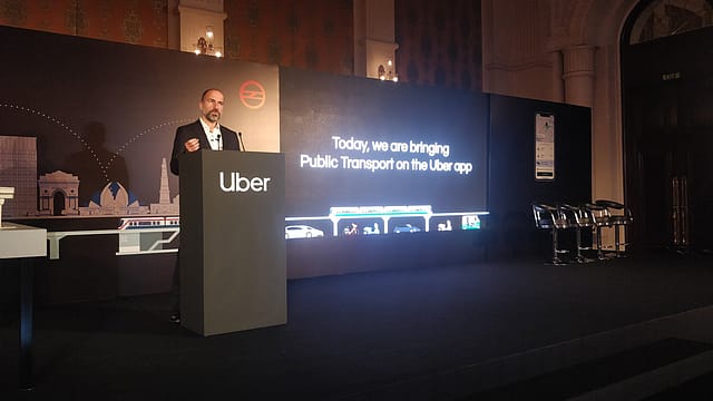 Uber launches public transport services in Delhi Uber launches public transport services in Delhi