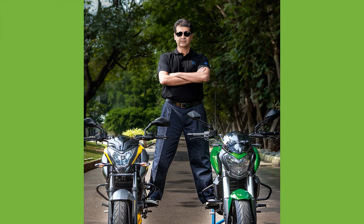 Rajiv Bajaj, managing director of <em>Bajaj</em> Auto.