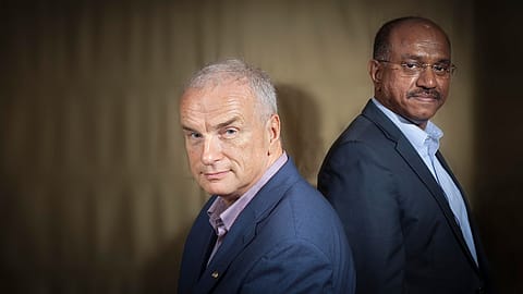 From left: Marcel Smits, Chairman of Cargill’s Asia Pacific region and head of corporate strategy, and Simon George, president, Cargill India.