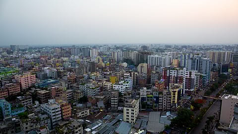 Aerial Photography of City, Bangladesh 