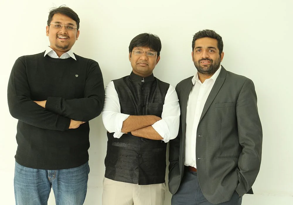 (From left) Innovaccer’s co-founders Sandeep Gupta, Abhinav Shashank, Kanav Hasija.