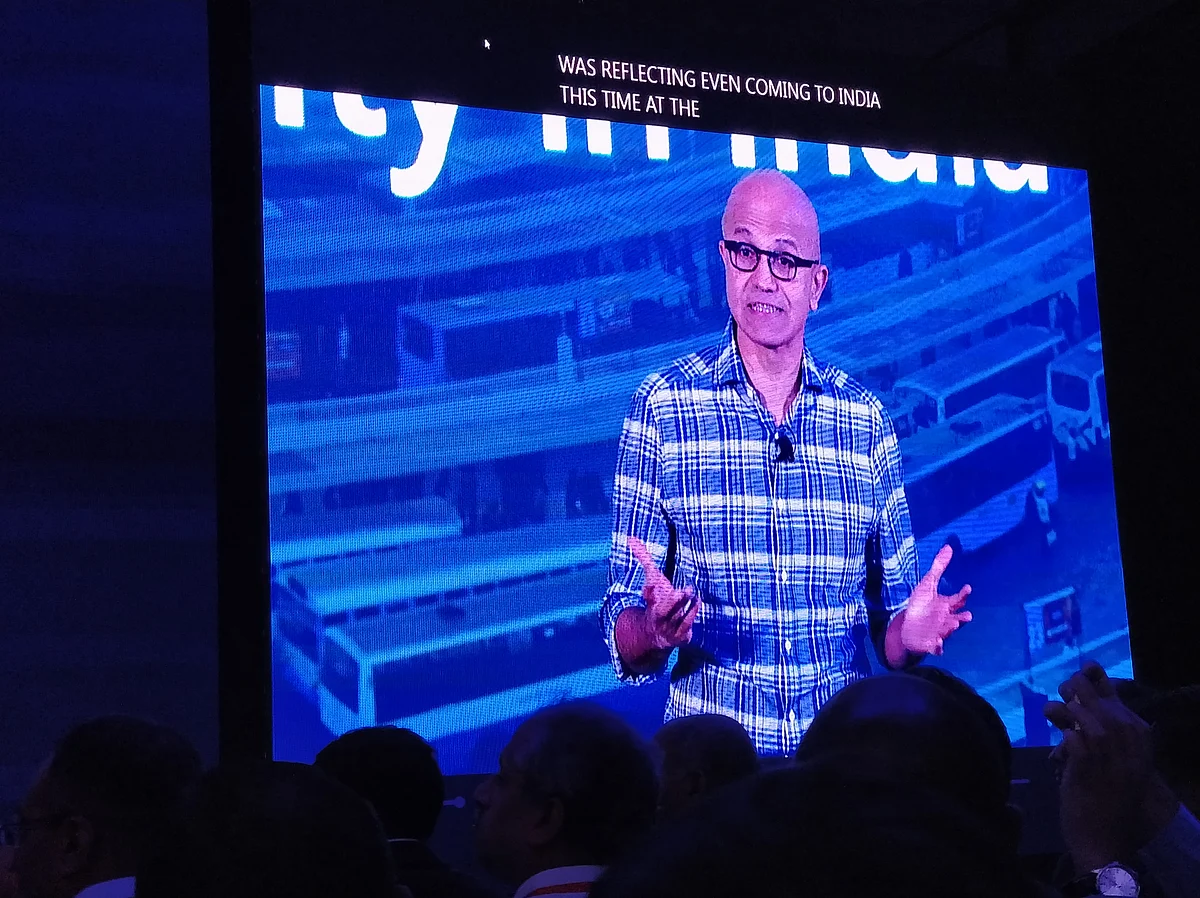 Microsoft CEO Satya Nadella.