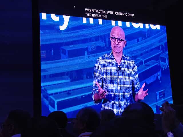 Nadella focusses on the role of developers at Microsoft summit