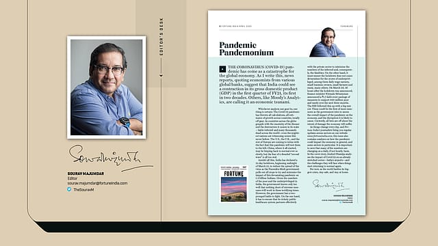 From the editor’s desk: Pandemic pandemonium From the editor’s desk: Pandemic pandemonium