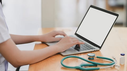 <a href="https://www.pexels.com/@bongkarn-thanyakij-683719?utm_content=attributionCopyText&utm_medium=referral&utm_source=pexels">bongkarn thanyakij</a> from <a href="https://www.pexels.com/photo/laptop-near-teal-stethoscope-in-wooden-table-3758756/?utm_content=attributionCopyText&utm_medium=referral&utm_source=pexels">Pexels</a>