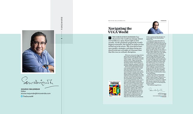 Fortune India 500 and the VUCA world