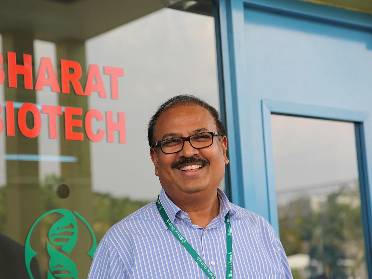 Bharat Biotech's founder, Krishna Ella.