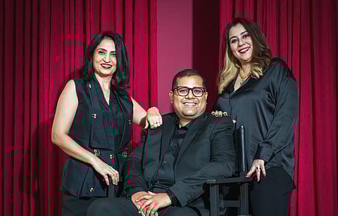 The Netflix India top team: Monika Shergill (left), vice president, content; Abhishek Nag, director-business development; and Srishti Behl Arya, director-international original film.