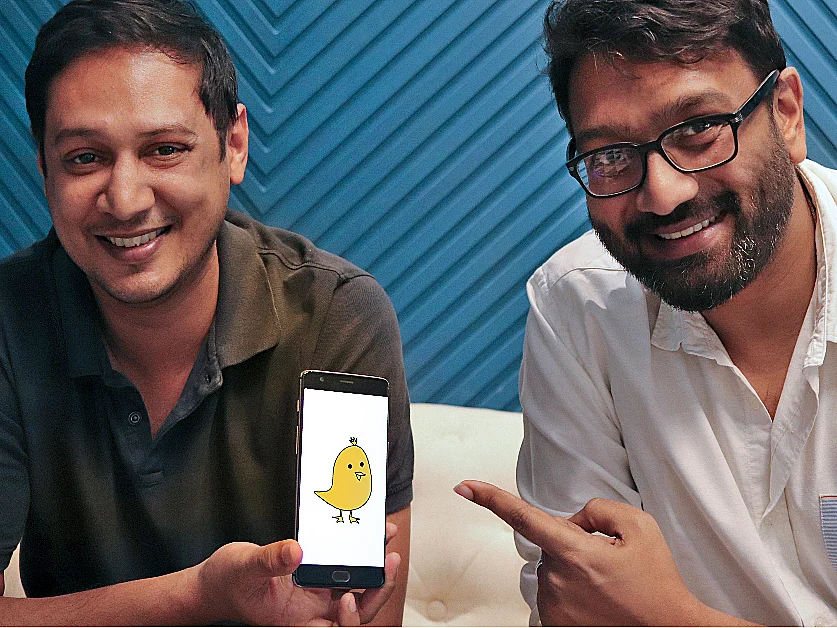 The co-founders of Koo App, Mayank Bidawatka (Left) and Aprameya Radhakrishna.