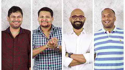 Zetwerk founding team: Amrit Acharya, Srinath Ramakkrushnan, Rahul Sharma, Vishal Chaudhary (LtoR)