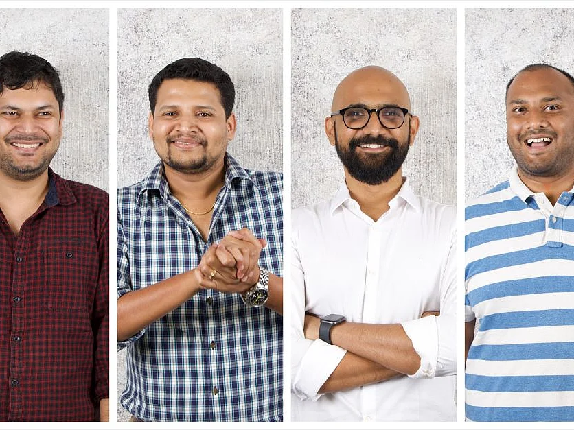 Zetwerk founding team: Amrit Acharya, Srinath Ramakkrushnan, Rahul Sharma, Vishal Chaudhary (LtoR)