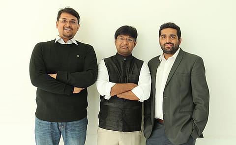 From left: Innovaccer’s co-founders Sandeep Gupta, Abhinav Shashank, and Kanav Hasija.