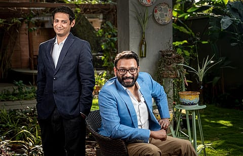 Koo co-founder Mayank Bidawatka (left) with CEO &amp; co-founder Aprameya Radhakrishna.