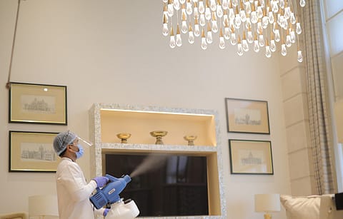 NEW OPERATING MANTRA:
One of the key learnings
from the pandemic which the
luxury hotels had to imbibe
was to overemphasise safety
and hygiene.