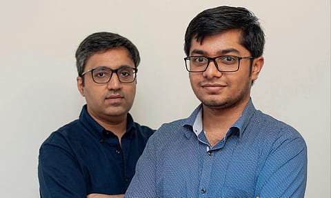 Ashneer Grover (left) and Shashvat Nakrani, co-founders of fintech firm BharatPe.