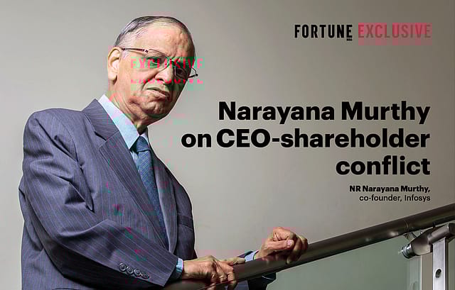 Narayana Murthy on CEO-shareholder conflict