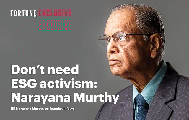 We don’t need ESG activism: Narayana Murthy