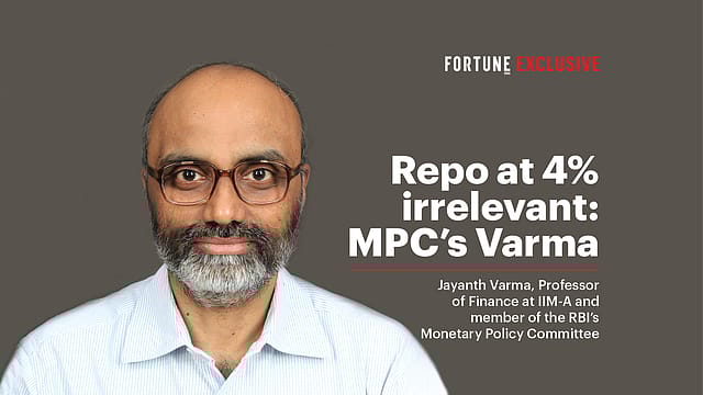 Repo at 4% irrelevant: Jayanth Varma