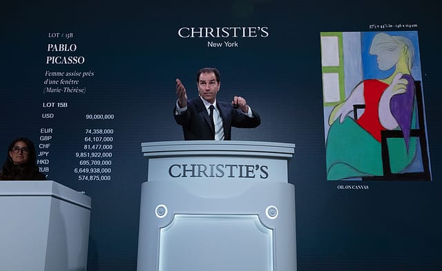 A Picasso, NFT star in Christie's H1 sales rise