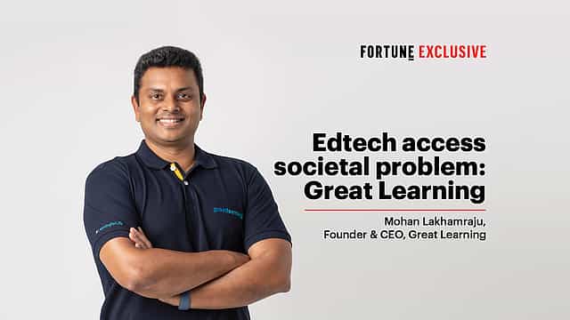 Edtech access societal problem: Great Learning