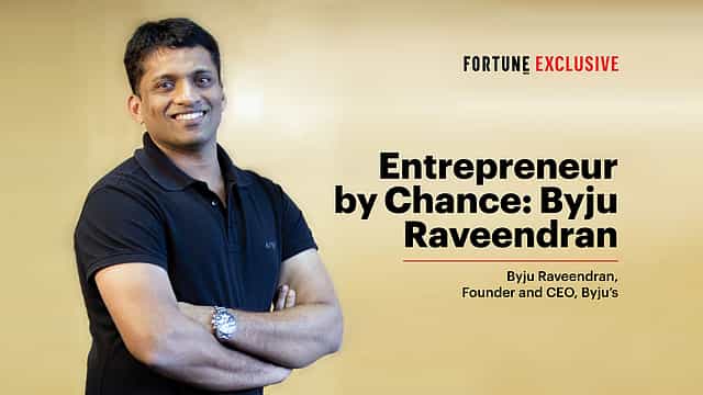 VIDEO - Entrepreneur by chance: Byju Raveendran