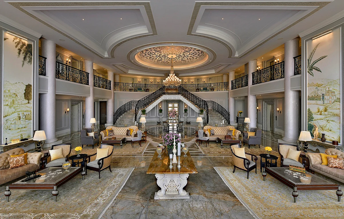 Raffles Udaipur, India’s first Raffles hotel, opened on August 2, 2021. The luxury hotel is built on a 21-acre private island set in the middle of the serene Udai Sagar lake, in Udaipur.