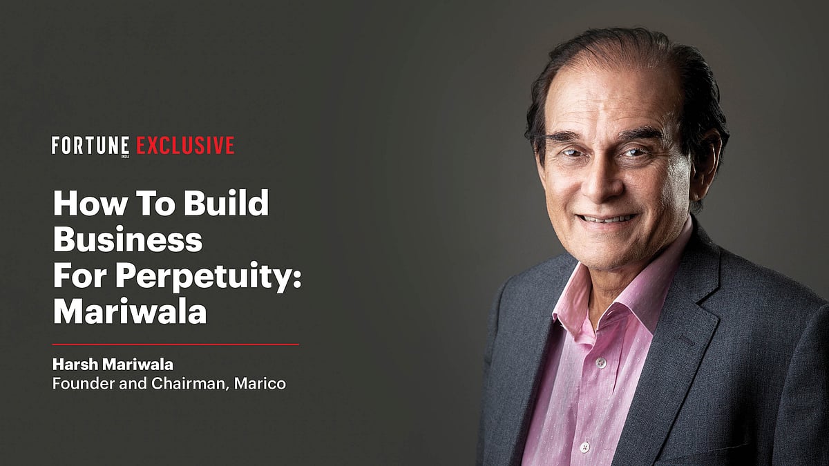 'The right CEO, the right people and the board play a big role in driving perpetuity': Mariwala