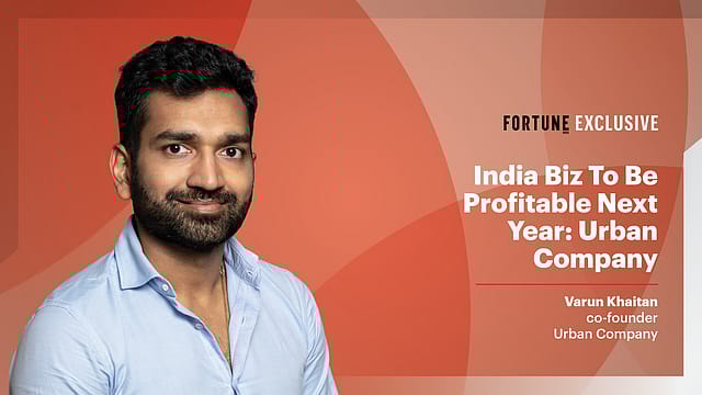 VIDEO - Plan to turn India biz profitable next year: Urban Company 
