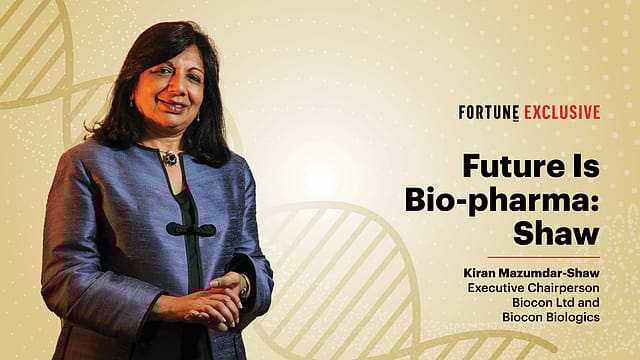 VIDEO - Future is bio-pharma: Kiran Mazumdar-Shaw