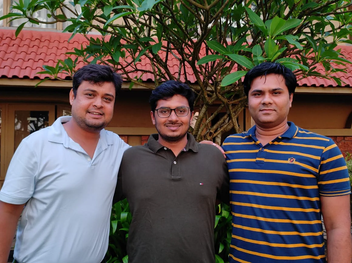 (L-R) Sanket, Vinayak and Alok 