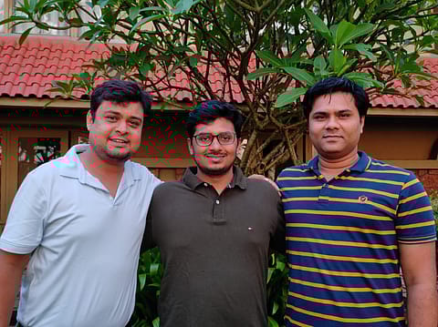(L-R) Sanket, Vinayak and Alok